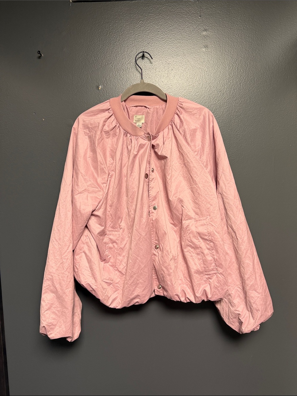 NWOT A New Day Target Pink Lightweight Bomber Jacket Size L